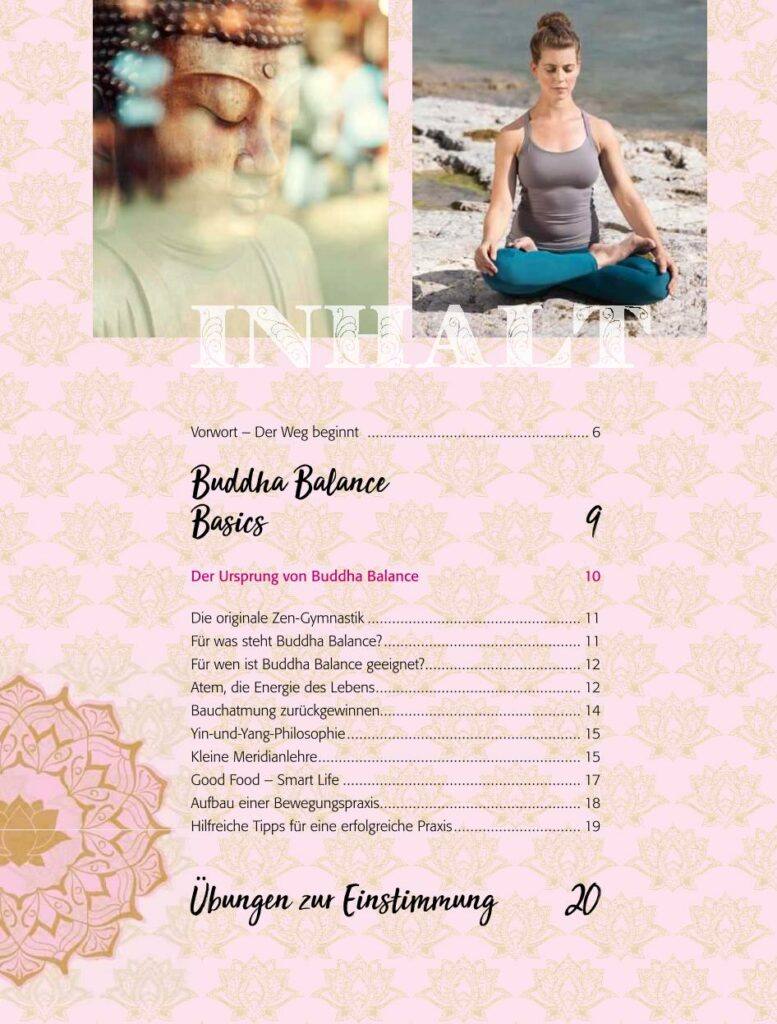 Buddha Balance Buch Ausschnitt